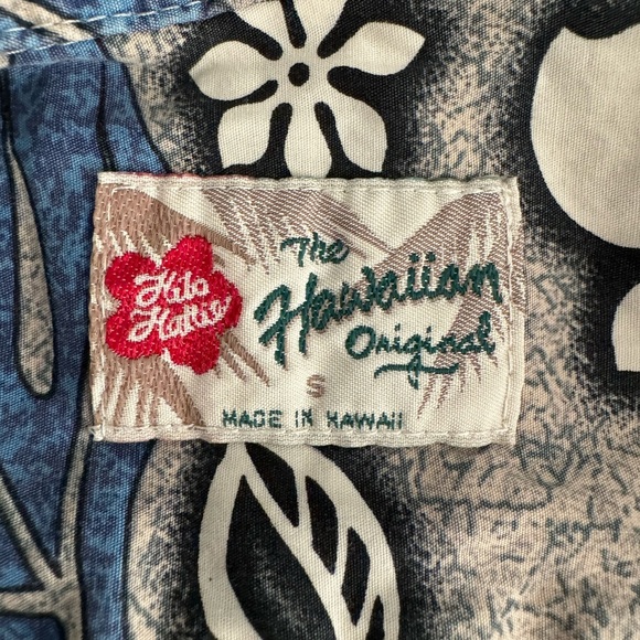 HILO HATTIE The Hawaiian Original Men’s Vintage Cotton Button Up Shirt-SMALL - Picture 3 of 6